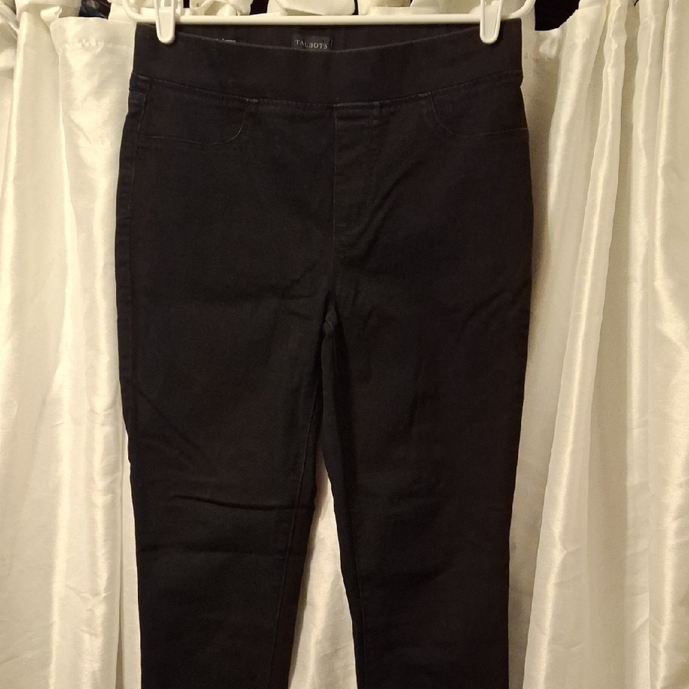 Talbots Women's Black Skinny Pants 6 - Picture 4 of 10
